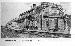 Gare de Ste-Flavie vers 1910